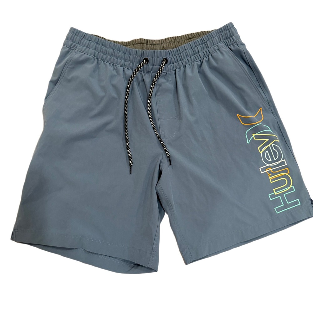 Hurley Men H2O Dri Crossover Volley Shorts Compression Liner Medium Swim Trunks